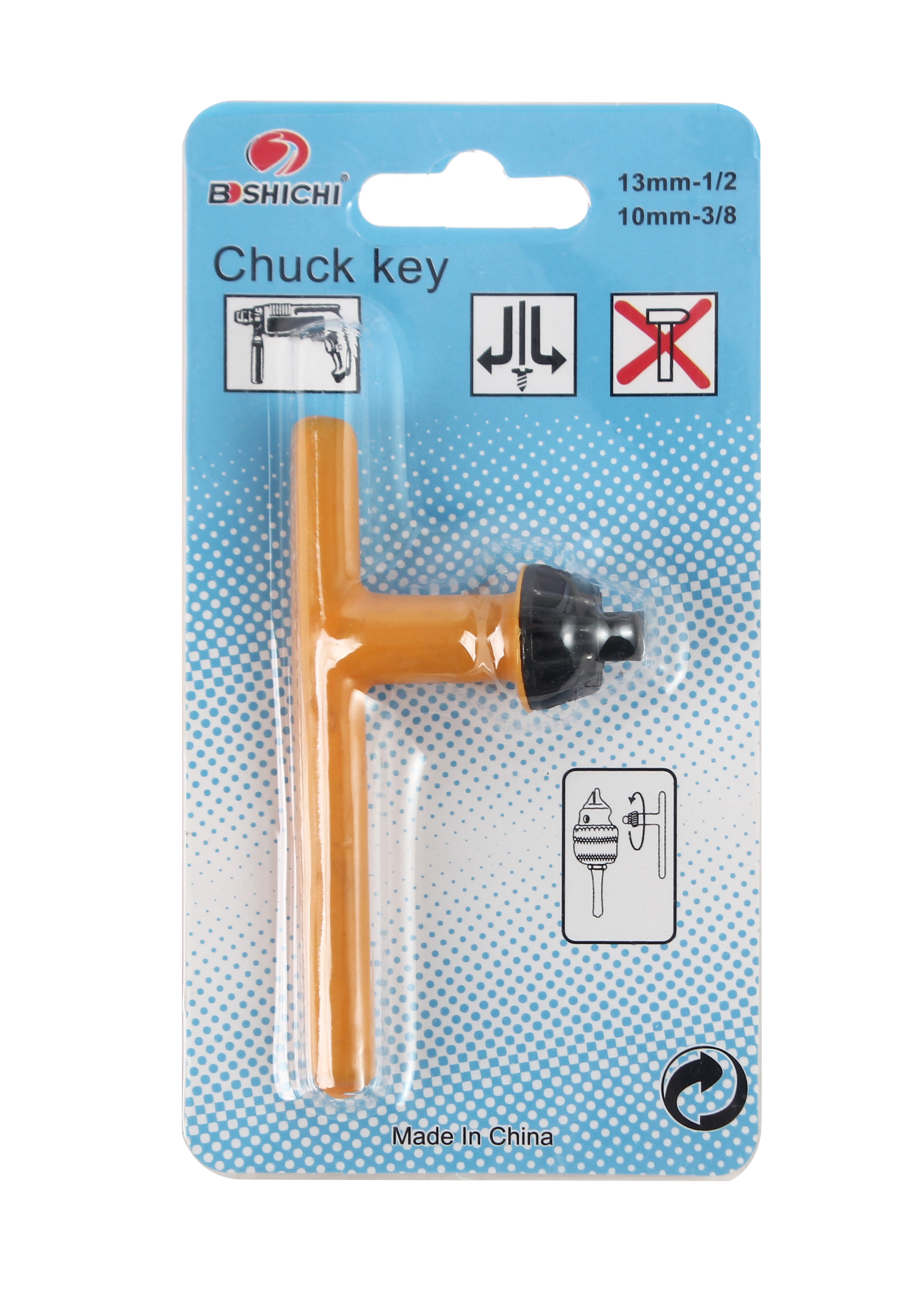 Drill chuck key