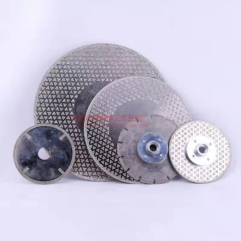 Electroplated diamond saw blade