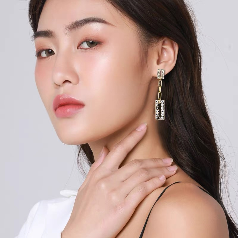 Dingxin Jewelry Earrings 9120044, a popular new product in foreign trade, offers fashionable metal earrings with a European and American style. Wholesale supply from the manufacturer Application Scenario