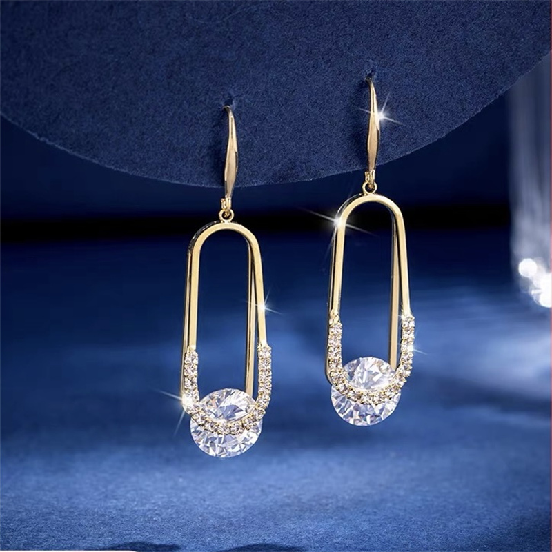 顶欣饰品 耳环 9120033外贸热销新品耳饰 欧美风时尚金属耳环 厂家货源批发