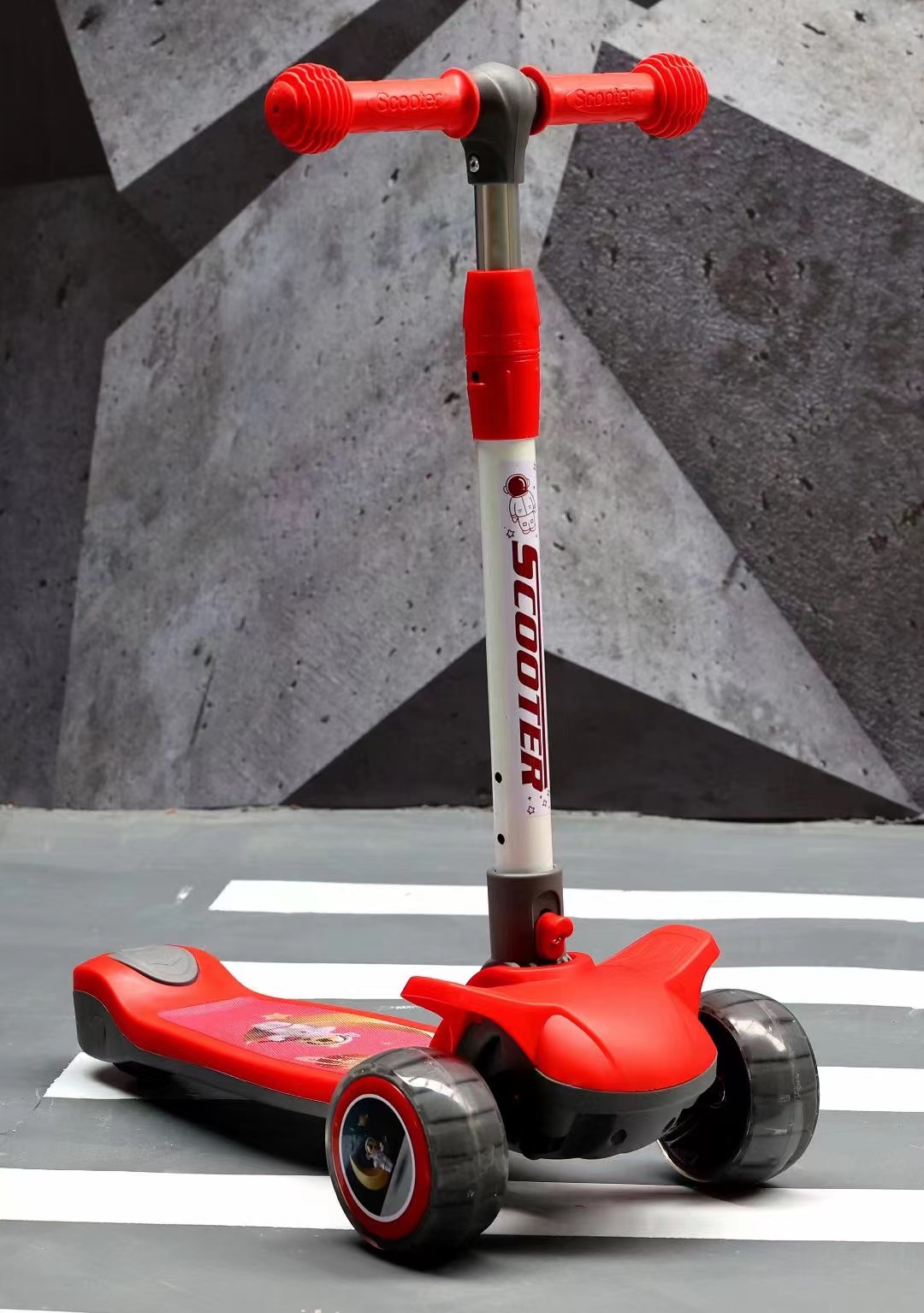 儿童滑板车滑行车带灯光玩具儿童代步车三合一滑板五合一儿童滑行车1193