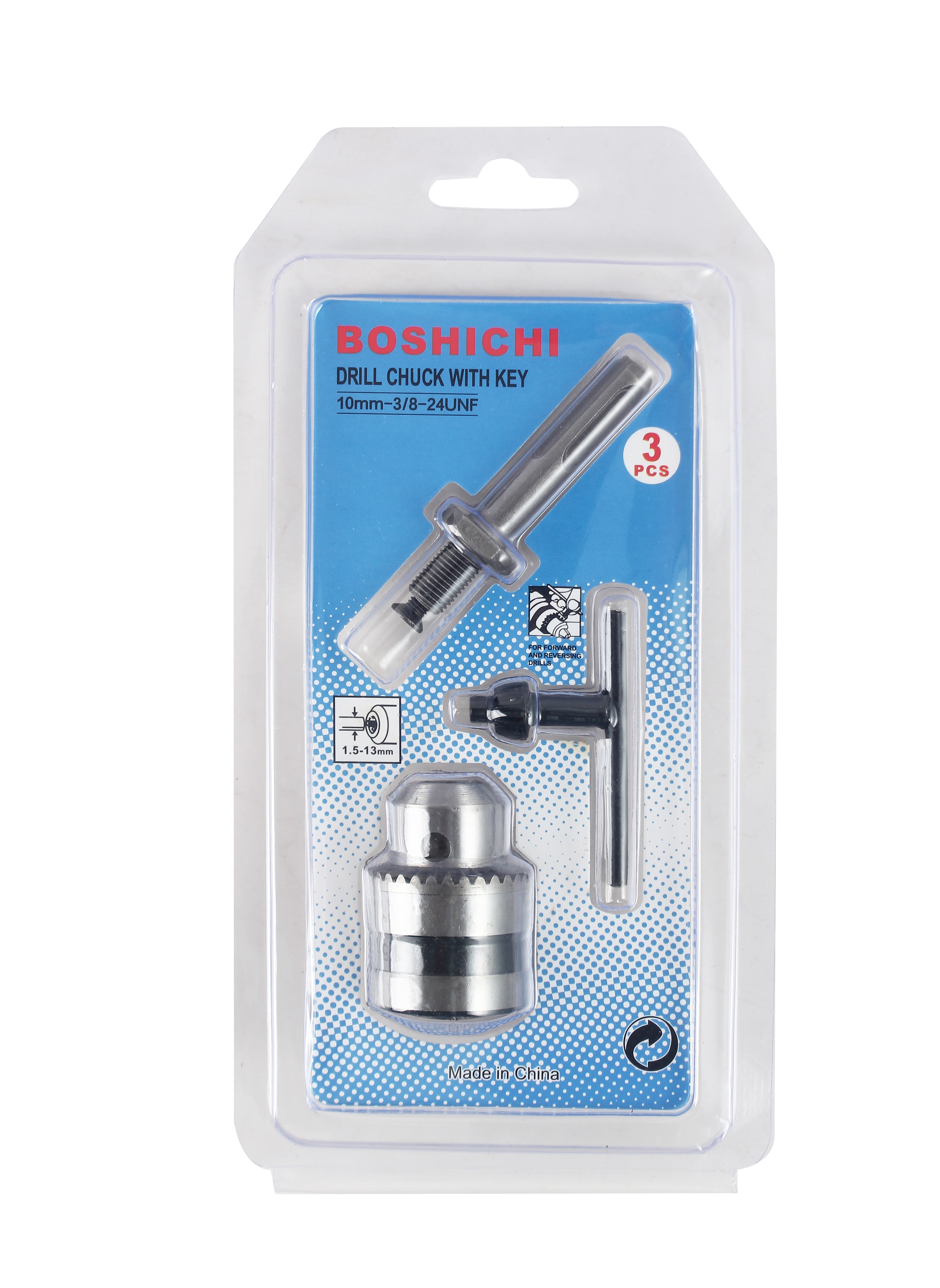 3-piece drill chuck set 3-piece drill chuck set