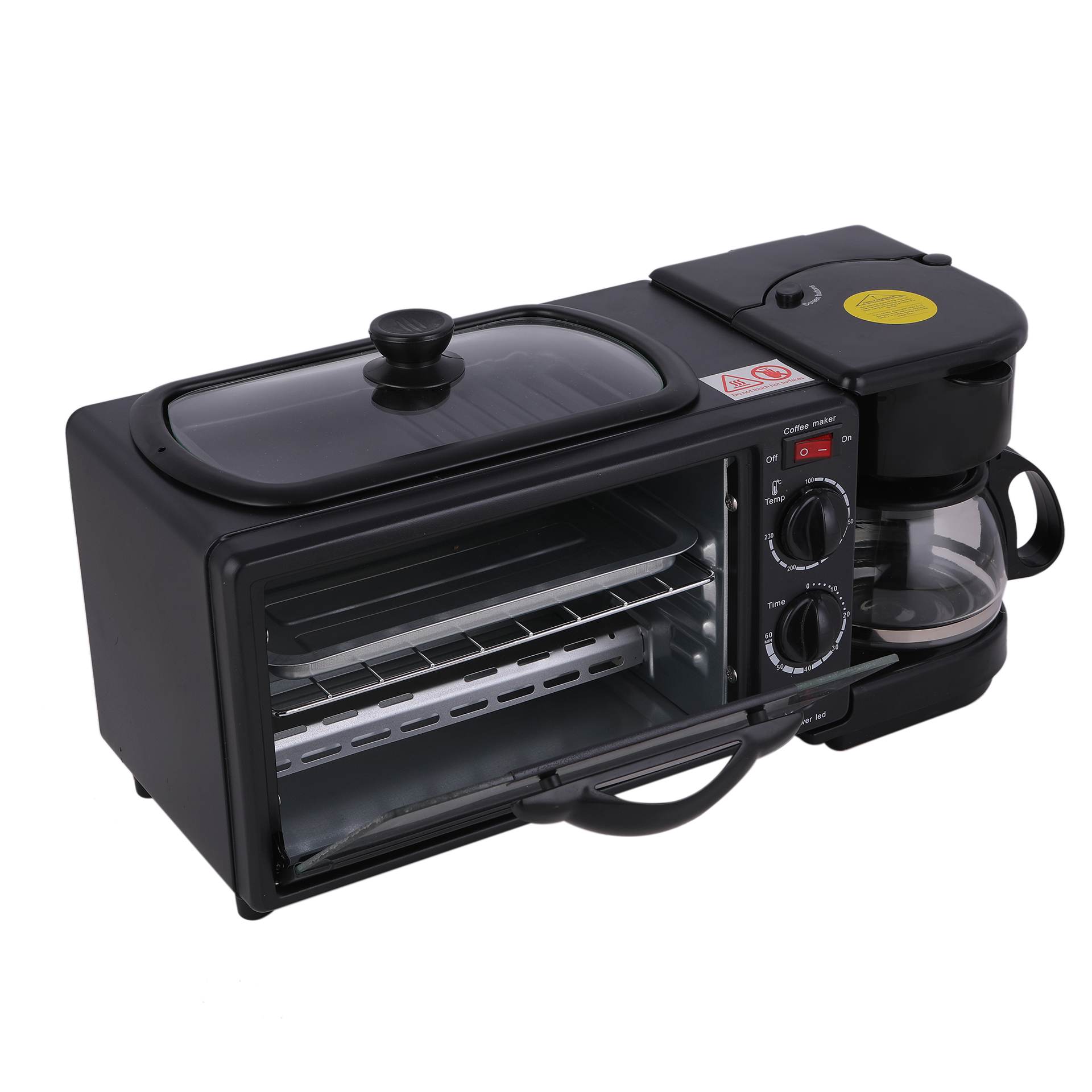 minMAX Multi-functional breakfast Machine 5527 Three-in-one coffee machine, oven, toaster, toaster, Cross-border details Picture