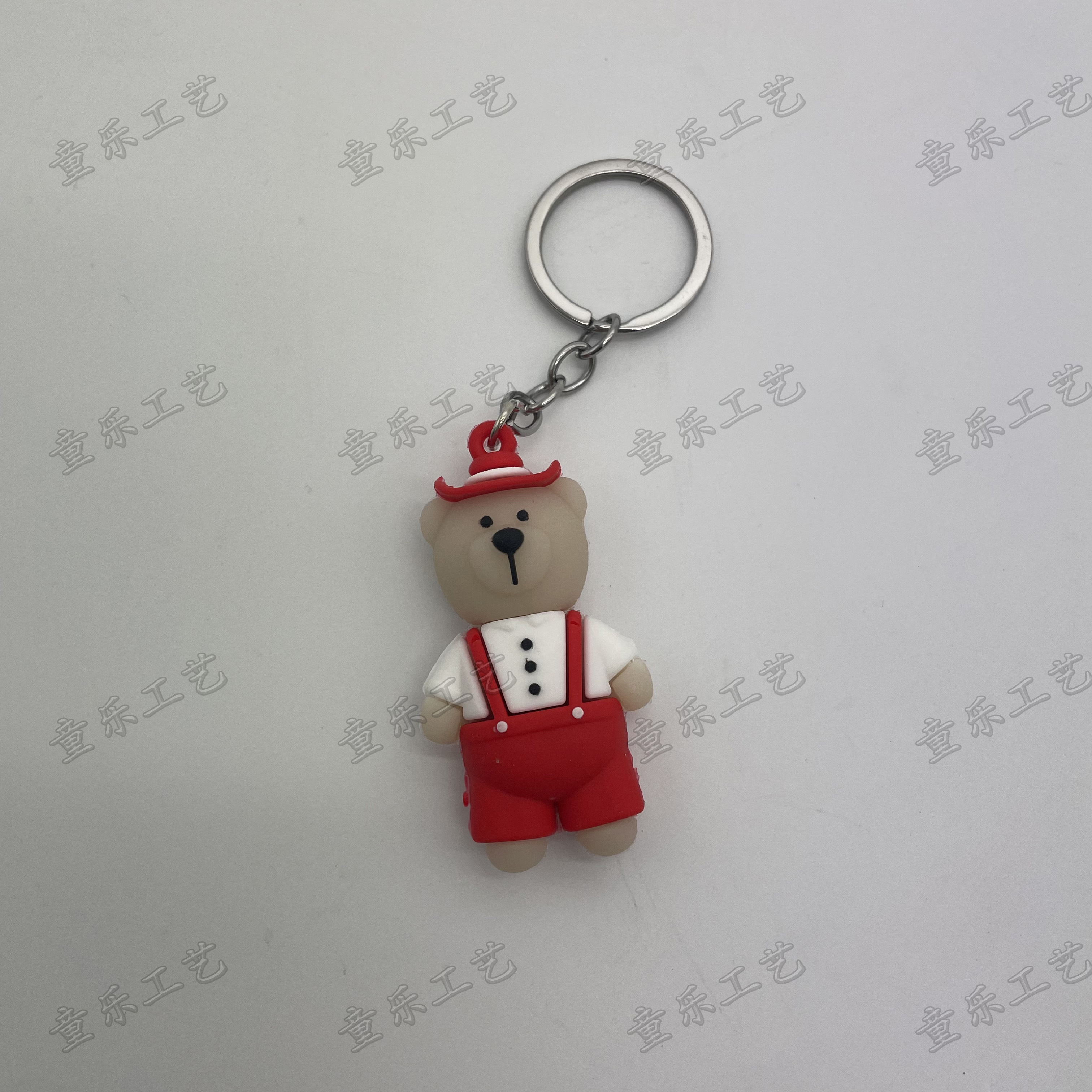 Bear keychains, creative and cute cartoon dolls for boys and girls, car pendants, couple bag decorations Item Picture