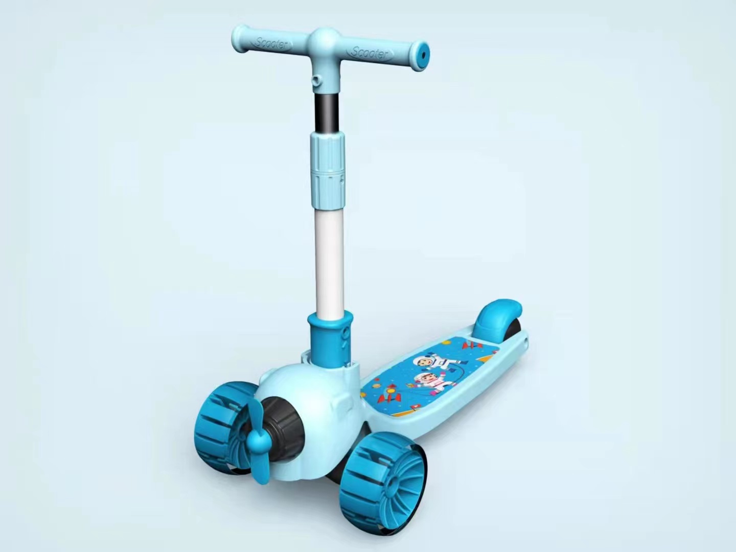 儿童滑板车滑行车带灯光玩具儿童代步车三合一滑板五合一儿童滑行车2018