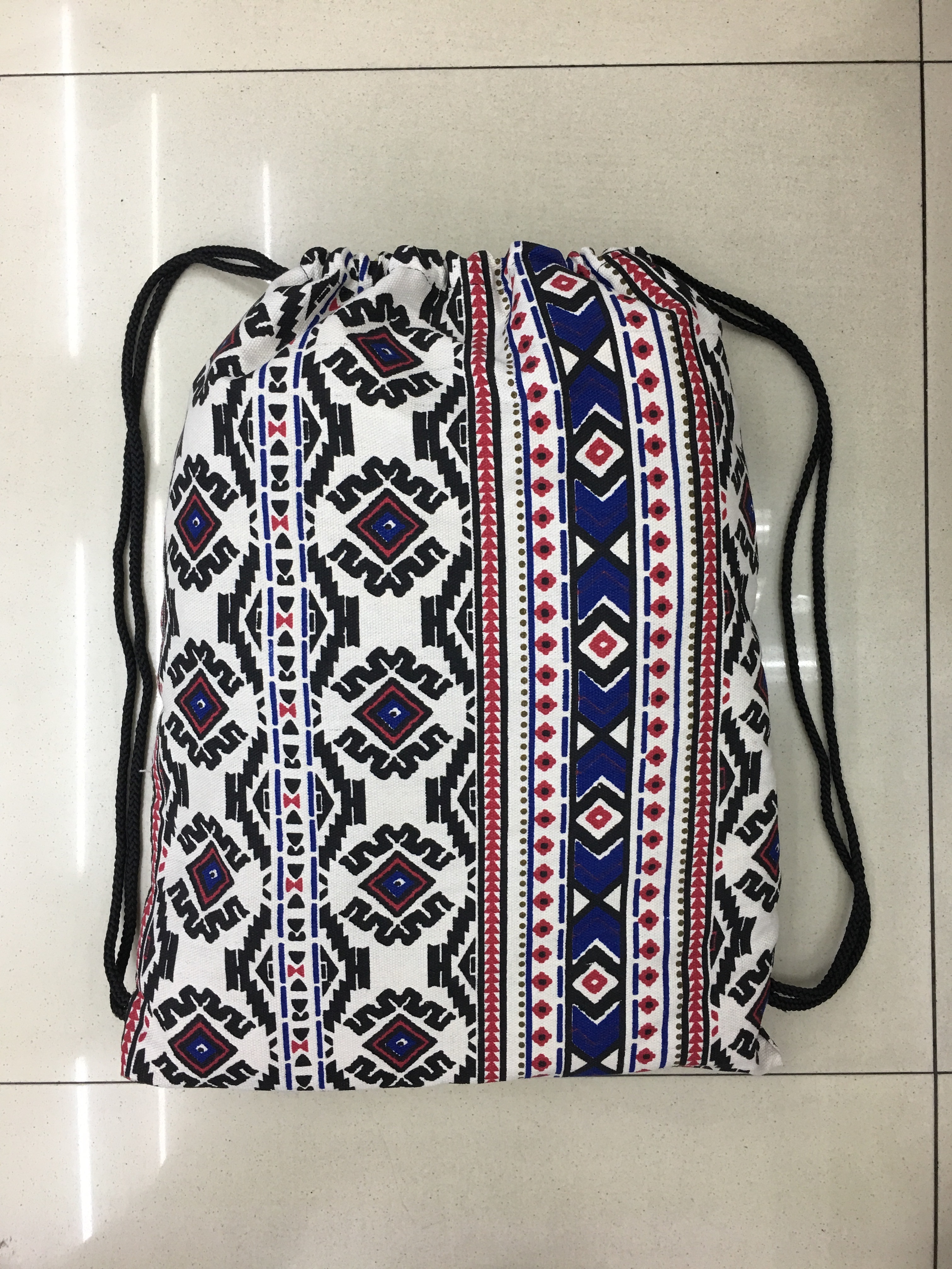 束口袋/抽绳袋/帆布印花袋细节图