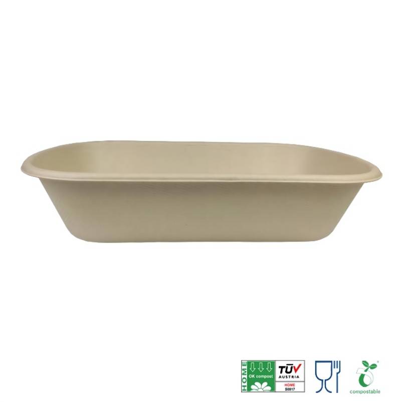 甘蔗渣餐盒/一次性饭盒/环保 可降解产品图