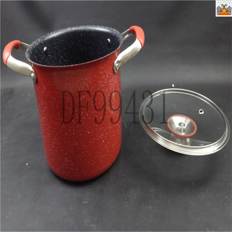 DF99431 Special High pot, color stainless steel tourmaline non-stick soup pot, large capacity double-ear pot, multi-layer composite bottom soup pot, stew pot, DF TRADING HOUSE Specification image