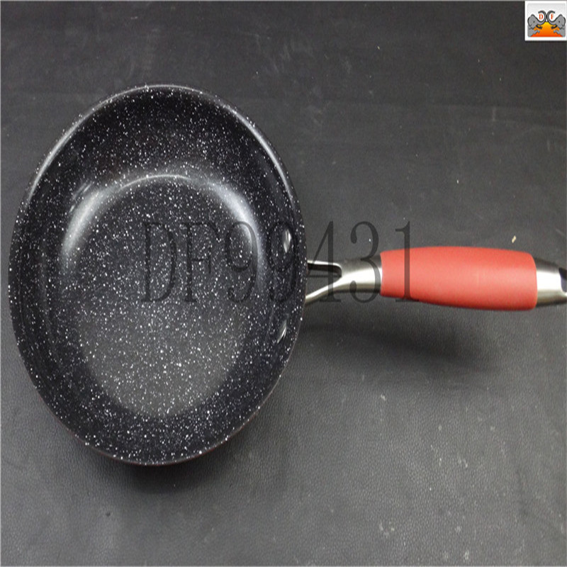 DF99431 Korean tourmaline Non-stick Frying Pan Household flat non-stick cookware Flat tourmaline frying pan DF TRADING HOUSE details Picture