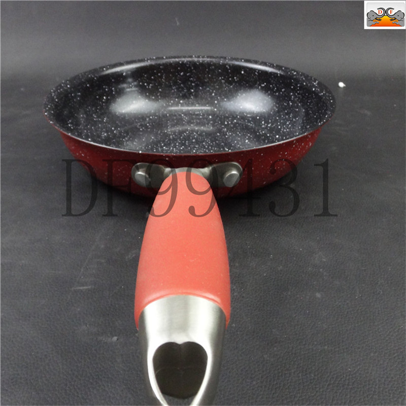 DF99431 Korean tourmaline Non-stick Frying Pan Household flat non-stick cookware Flat tourmaline frying pan DF TRADING HOUSE Specification image