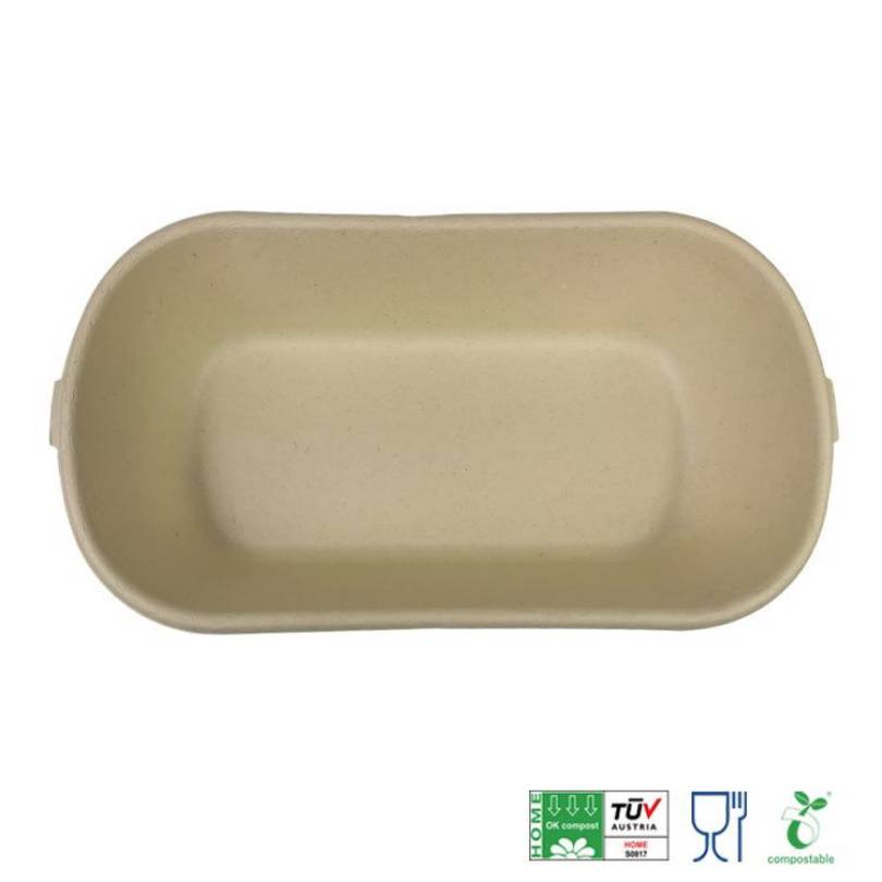 甘蔗渣餐盒/一次性饭盒/环保 可降解细节图
