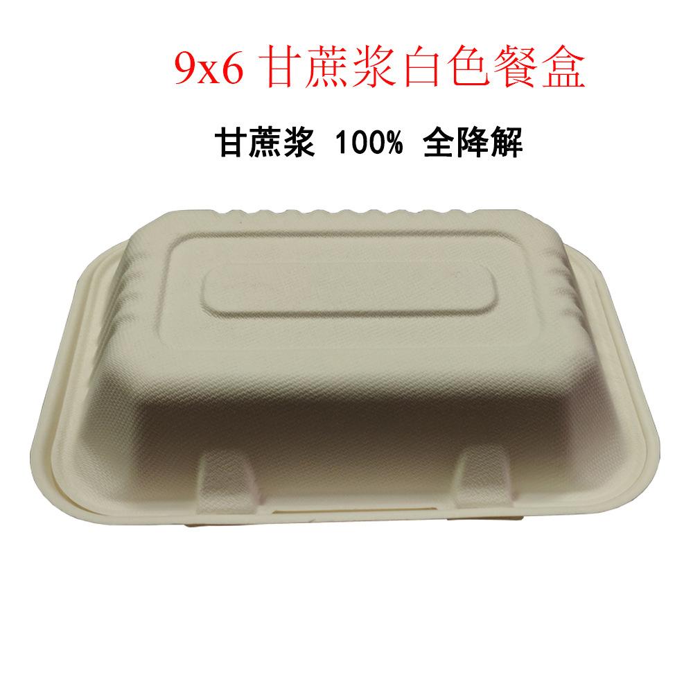 甘蔗渣餐盒/一次性饭盒/环保 可降解细节图
