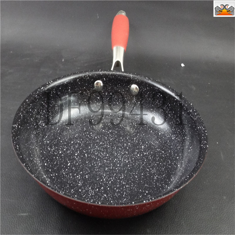 DF99431 Korean tourmaline Non-stick Frying Pan Household flat non-stick cookware Flat tourmaline frying pan DF TRADING HOUSE Application Scenario