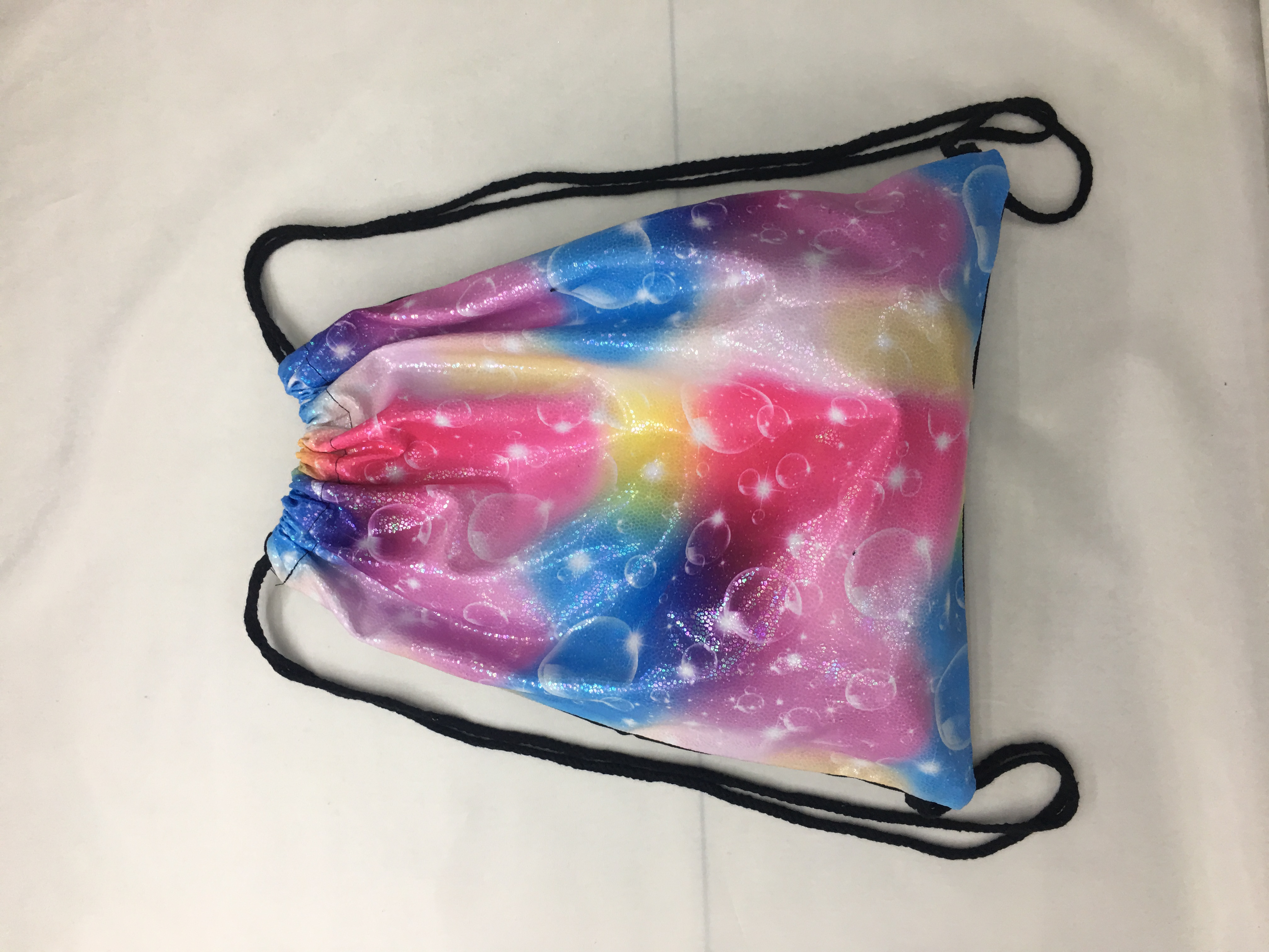皮束口包 休闲包 拉绳袋 抽绳包 ，双肩运动，涤纶收纳袋，学生背包