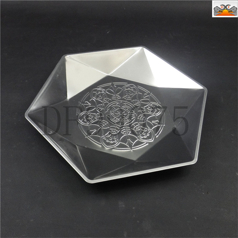 DF 99075 Hexagonal drill plate, Stainless Steel Hexagonal plate, Korean fruit plate, Restaurant snack plate, diamond-shaped platter, DF TRADING HOUSE Application Scenario