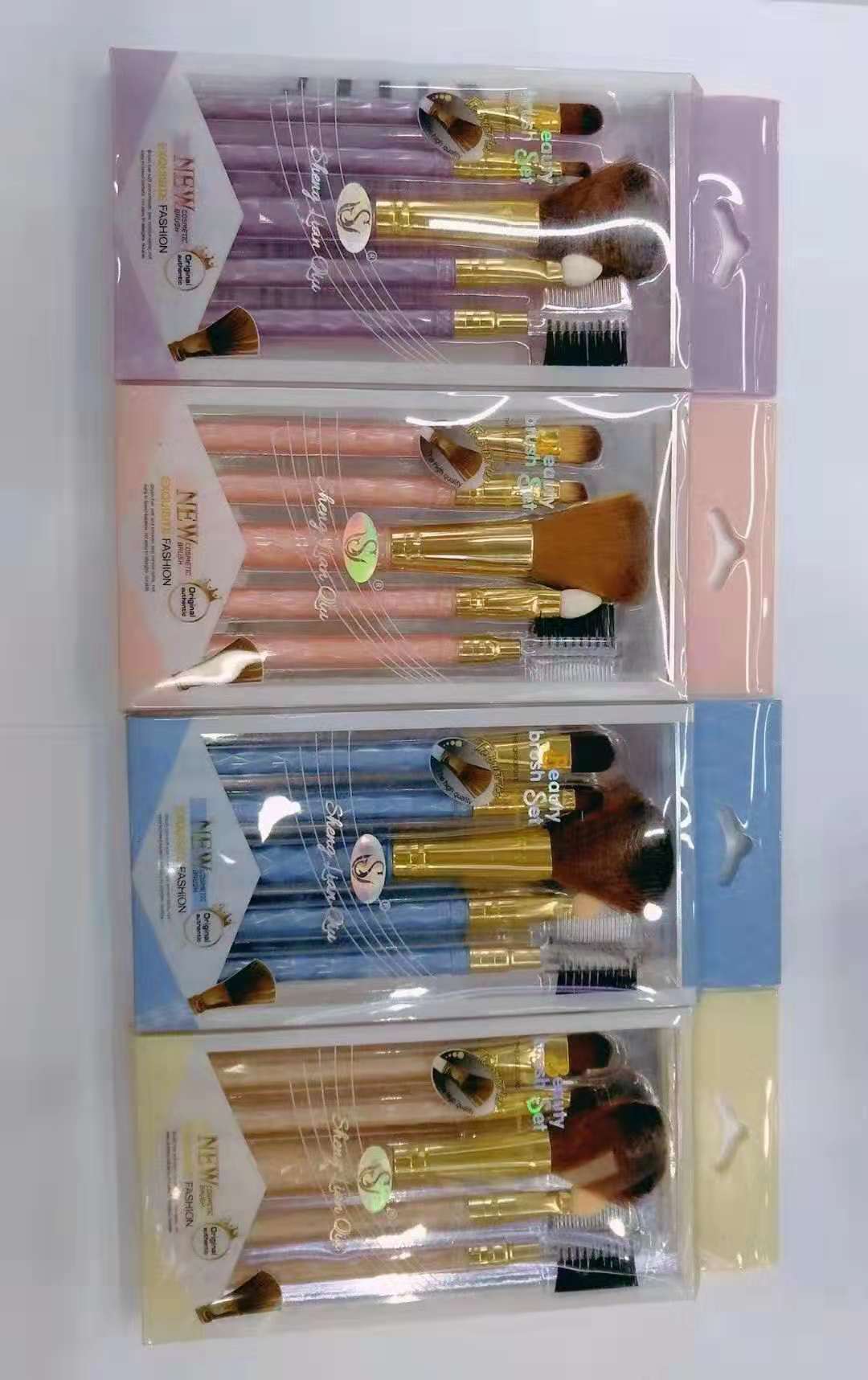 Factory direct sales of Shenglian Ball 5-set boxed makeup brushes, blush brushes, eyeshadow brushes, makeup brushes and beauty tools Application Scenario