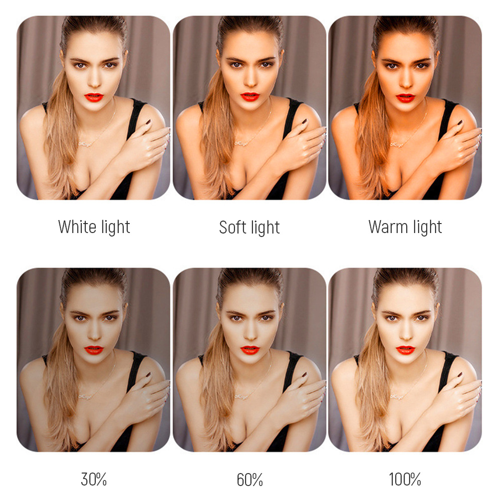 6-inch, 8-inch, 10-inch, 12-inch live-streaming lights, Internet celebrity live-streaming beauty photography lights, led ring lights, factory direct sales details Picture