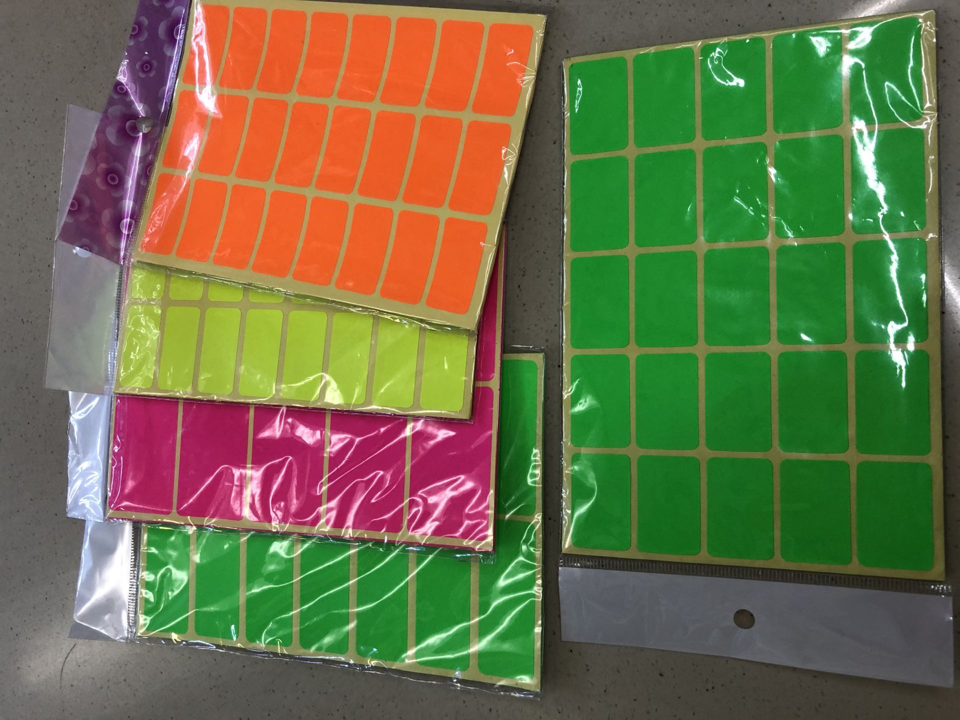 商标纸 标签纸 各色