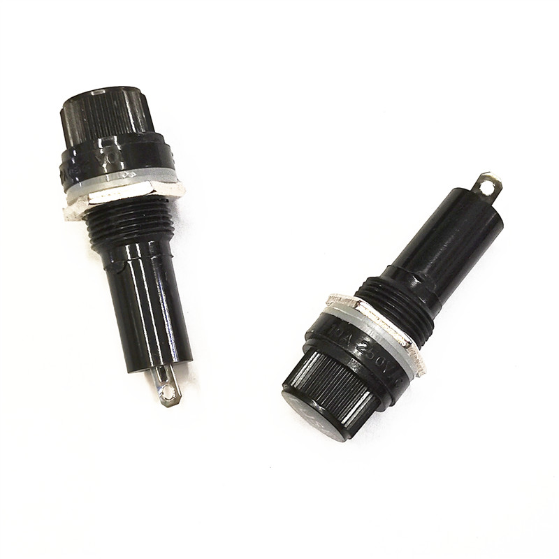 ويبيع الصانع مباشرة 10A 250V 6*30 مقبض كهربائي صغير من البلاستيك مزوّد بضغط دم FH-103. details Picture