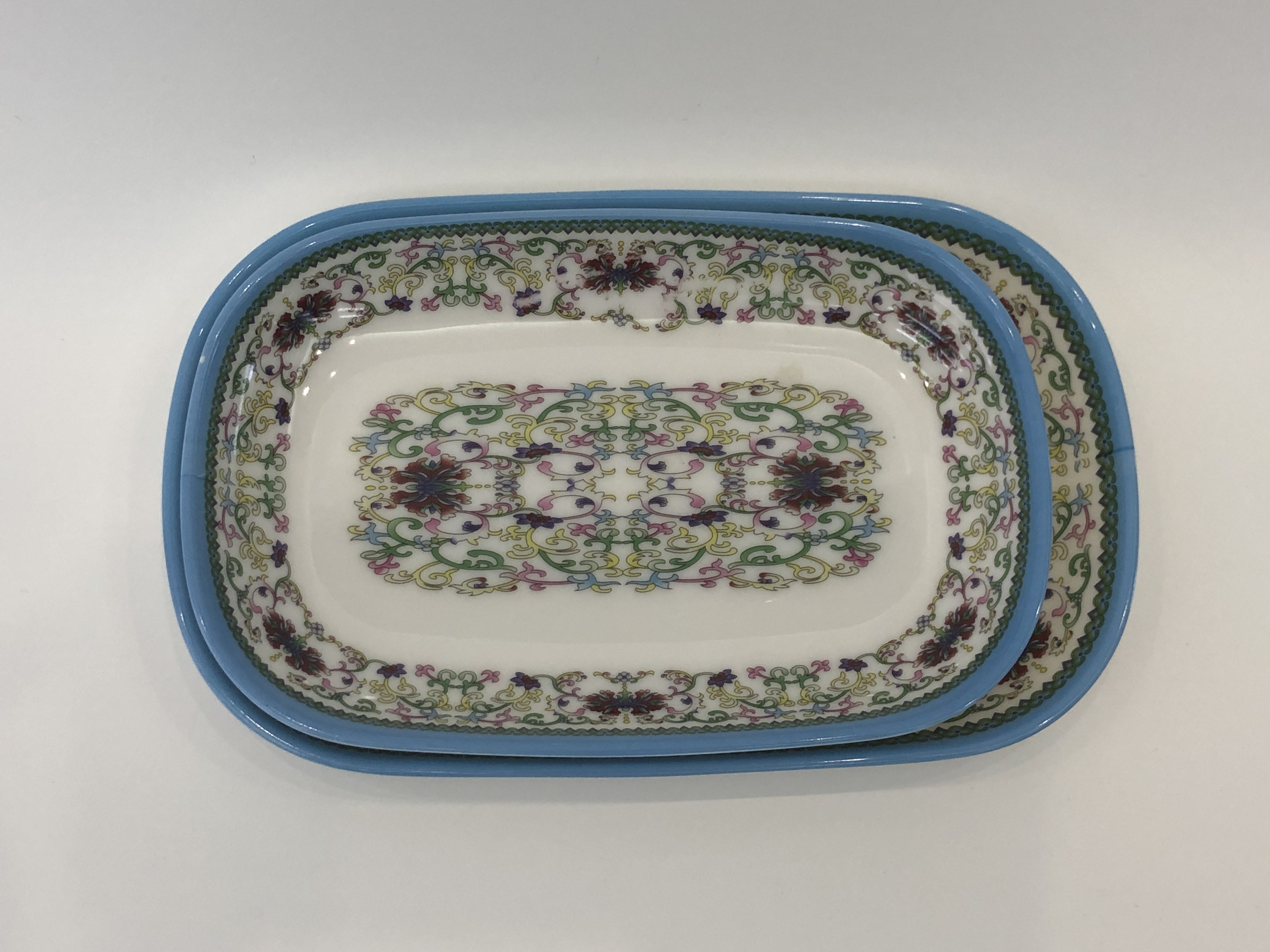 Melamine plates, porcelain imitation tableware, plastic tableware, hotel tableware, vegetable plates, rectangular vegetable plates, frosted plates, cold dish plates, towel plates