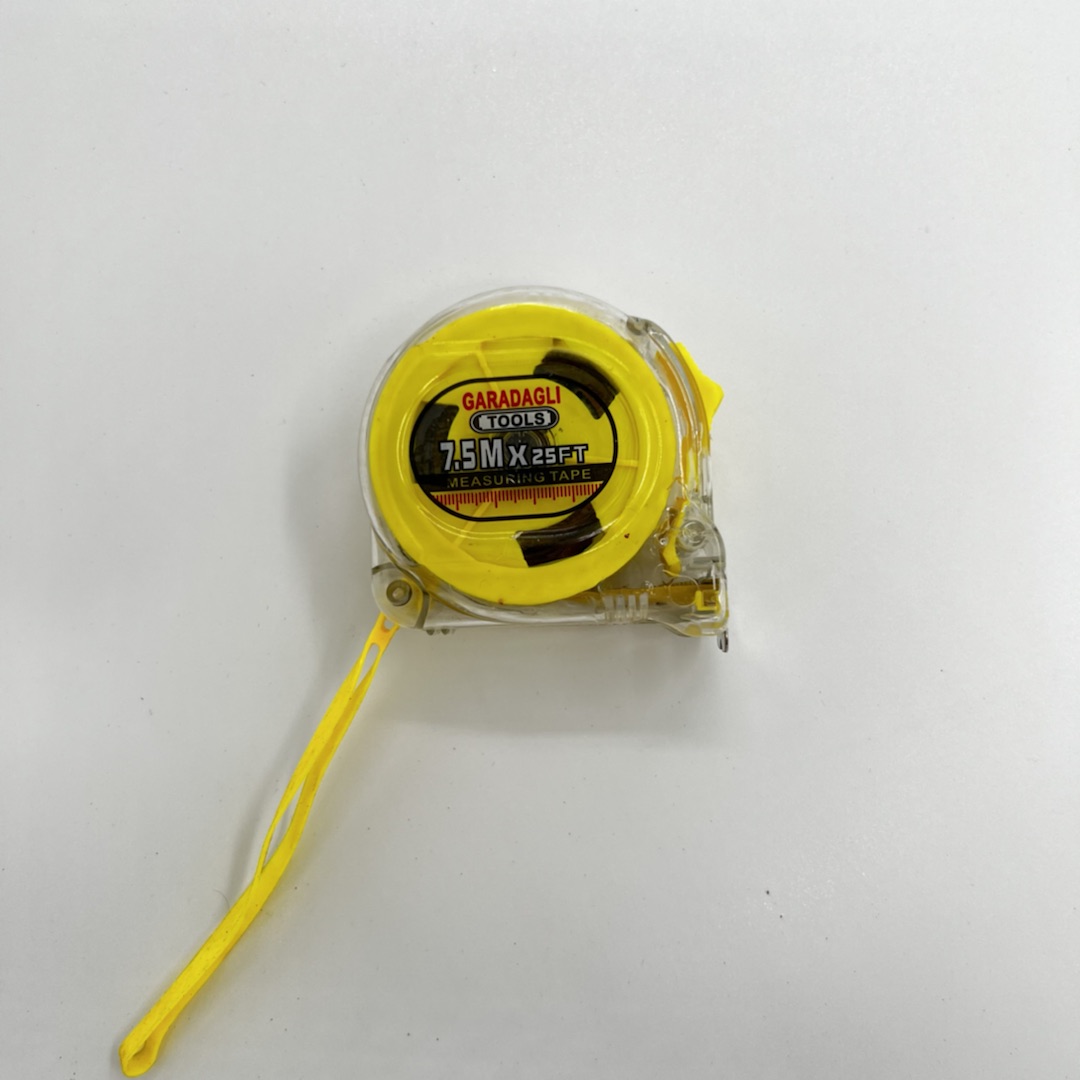 Transparent stainless steel tape measures, 3m, 5m, 7.5m, 10m, steel tape measures, waterproof, shockproof and wear-resistant, wholesale box measures Item Picture