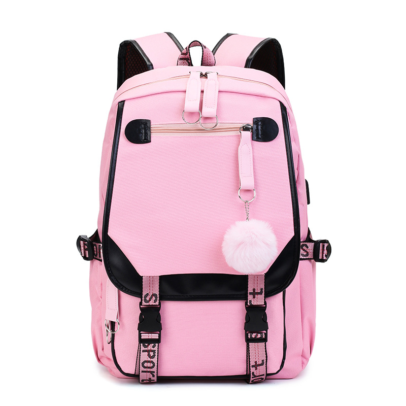 Oxford cloth backpack details Picture