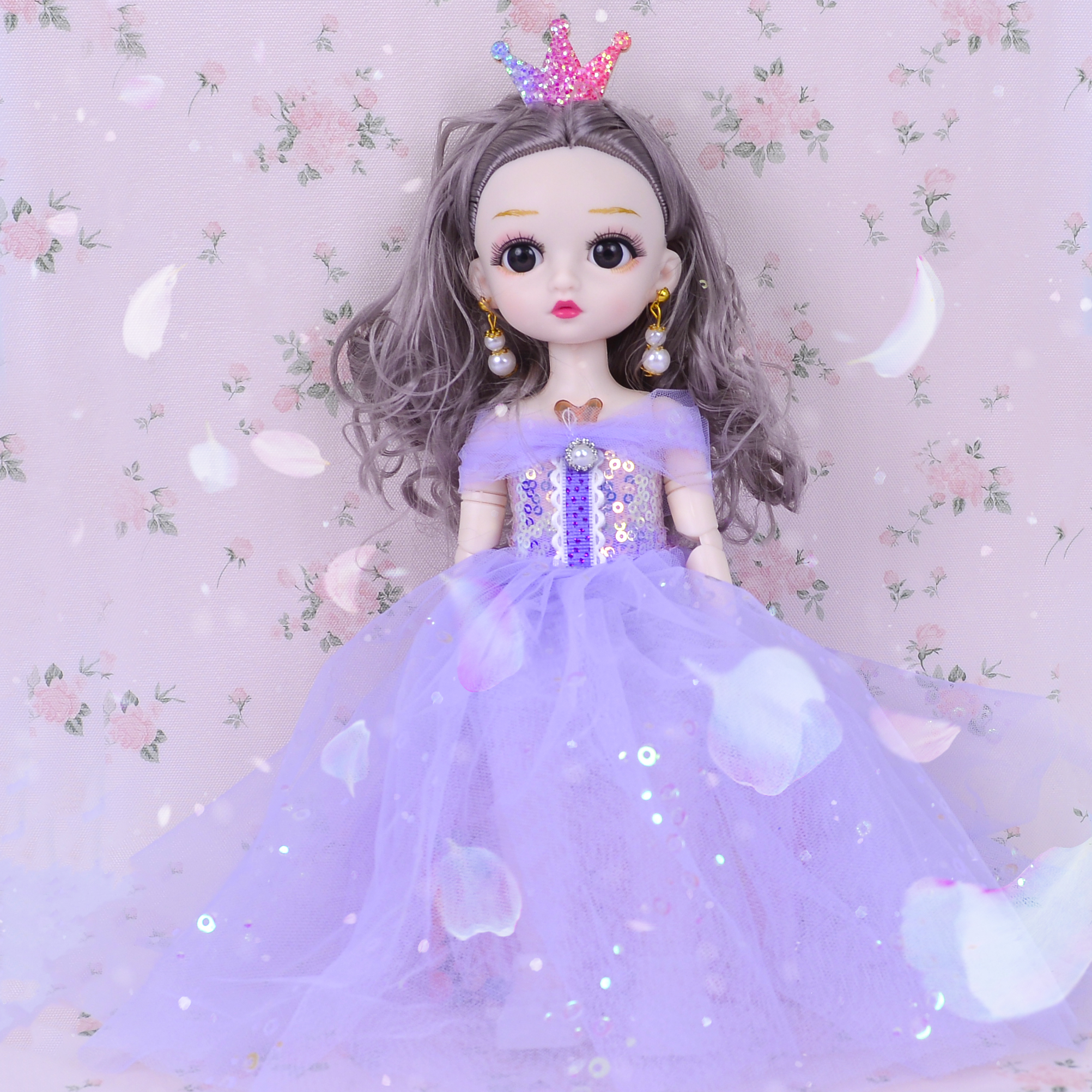 Genuino mully 30cm cantando boutique muñeca blanca nieve nieve princesa elsa muñeca al por mayor