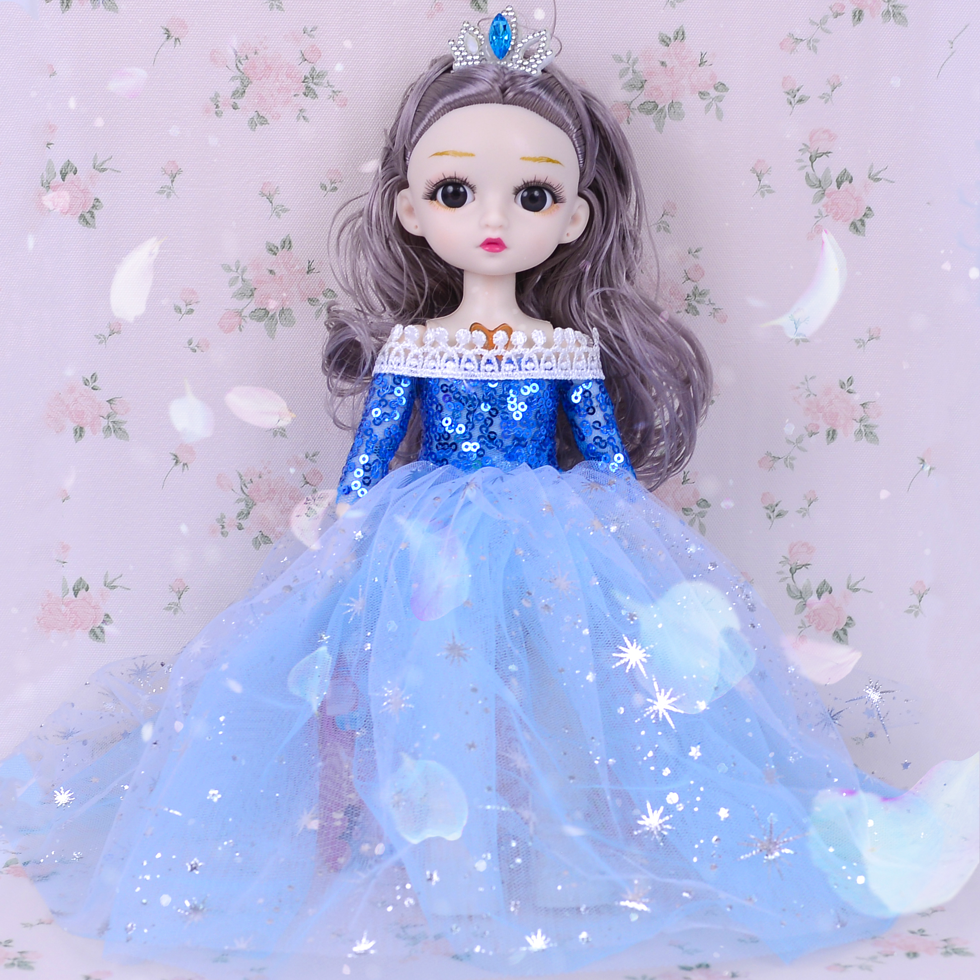 Genuino mully 30cm cantando boutique muñeca blanca nieve nieve princesa elsa muñeca al por mayor Specification image
