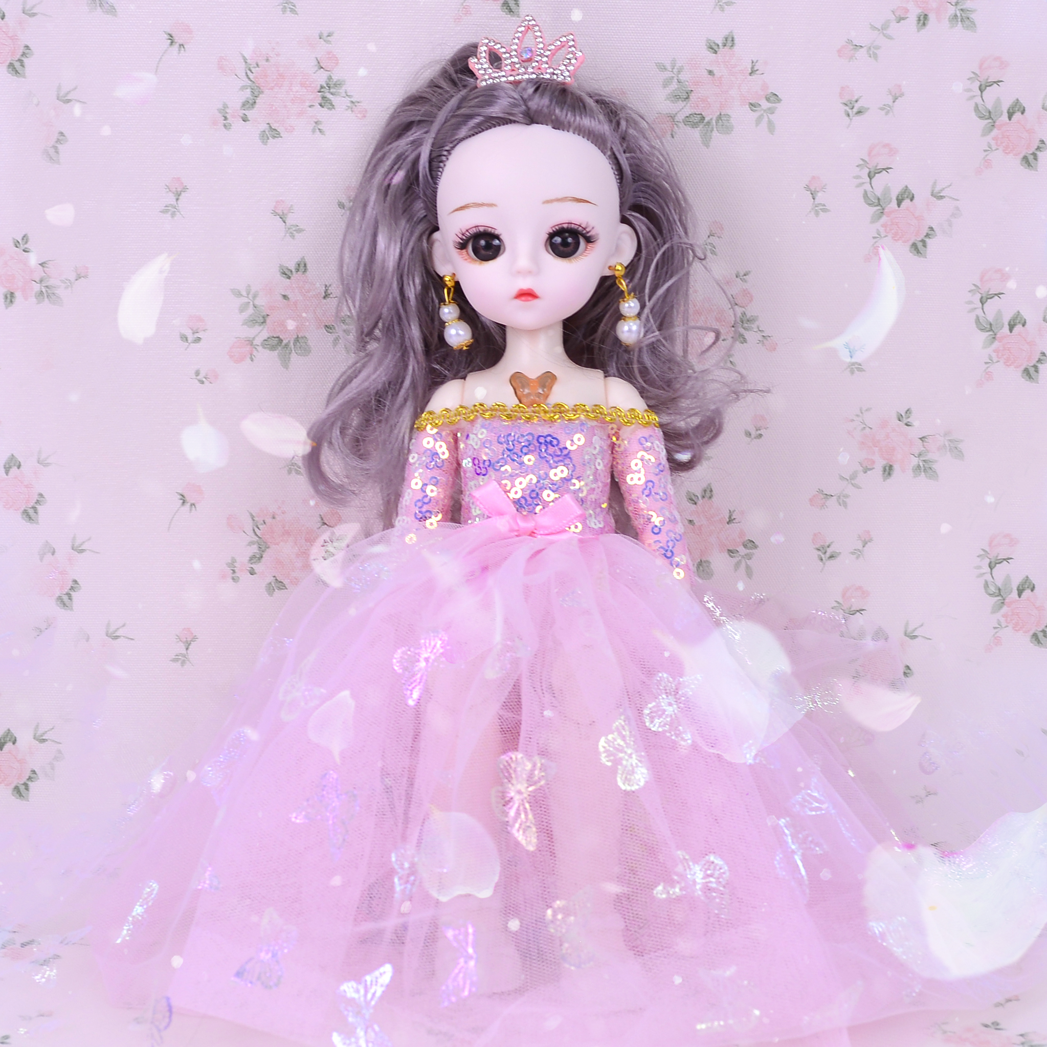 Genuino mully 30cm cantando boutique muñeca blanca nieve nieve princesa elsa muñeca al por mayor Item Picture