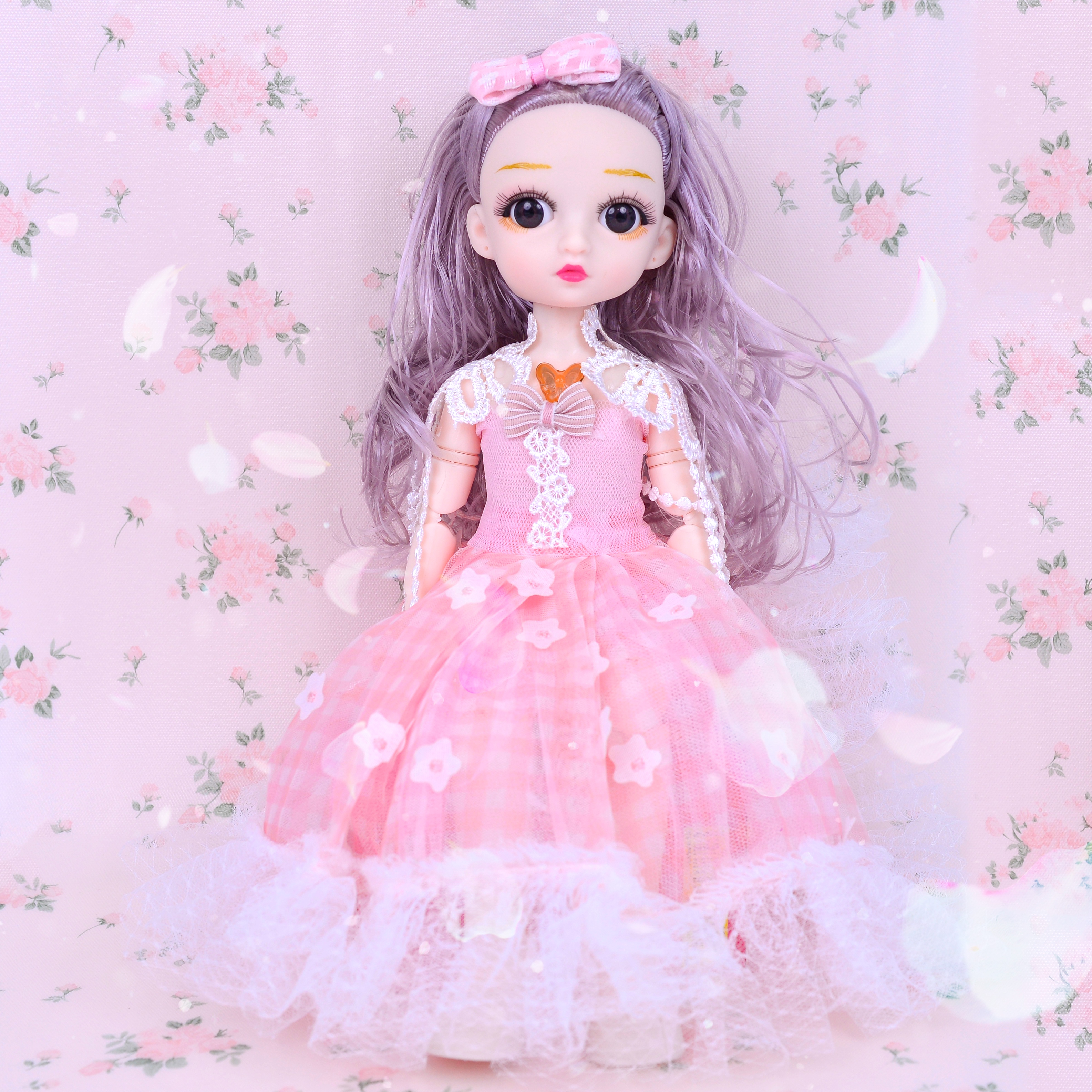  搪胶30cm 新机缘芭比娃娃批发套装洋娃娃女孩六一儿童节礼物玩具