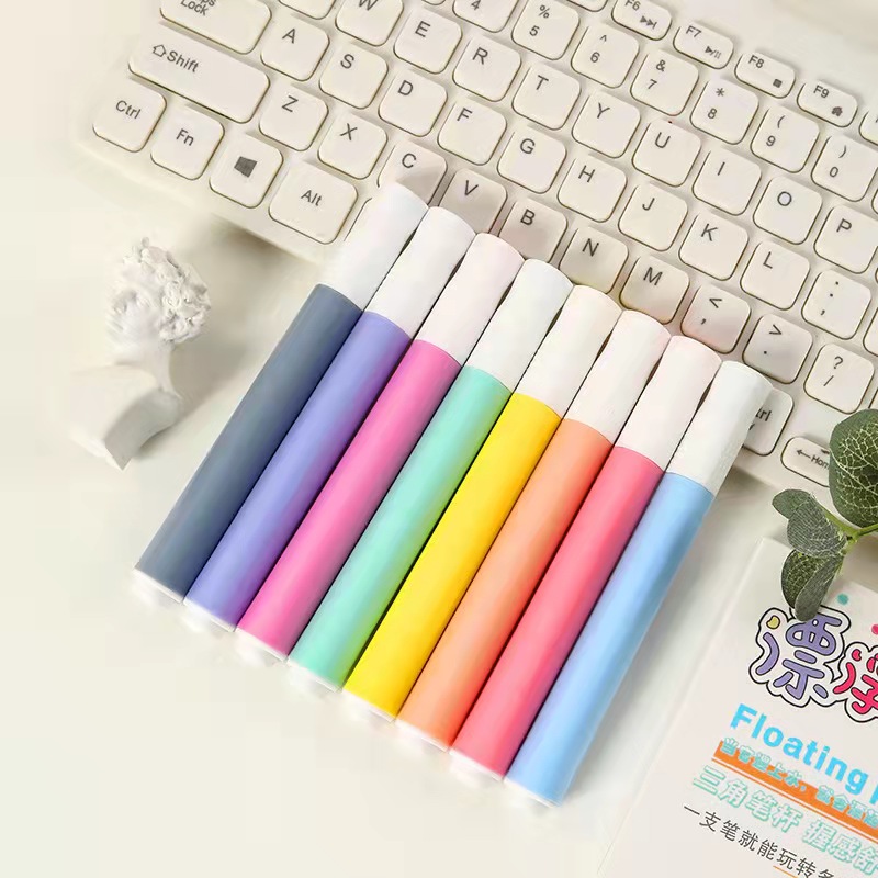 Innocent 8-color children's creative water drawing floating pen, suspended pen, erasable whiteboard pen Item Picture