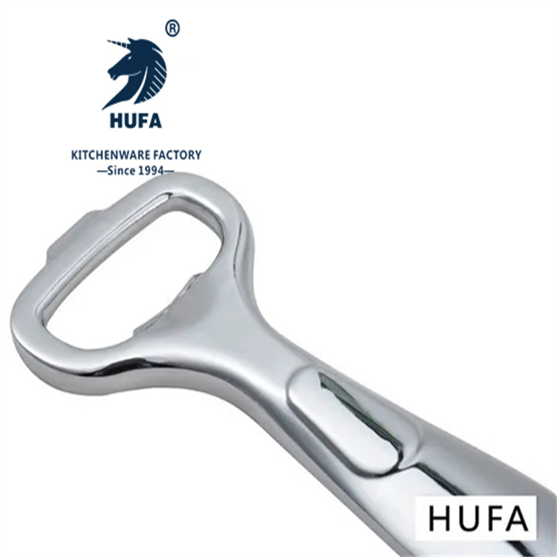 Hotel supplies, beer bottle openers, bottle openers, thickened stainless steel beer bottle openers, thickened beer opening tools, beer openers, kitchenware and utensils, cross-border Amazon zinc alloy beer opening handles Specification image