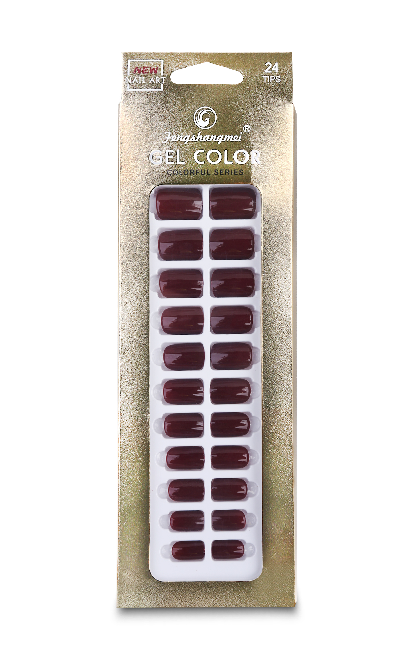 Solid color with bright oil artificial nails, nude color, pink multi-color nail nail pieces, 24 pieces, soft, comfortable, fit well, detachable for repeated wearing, exclusively for export