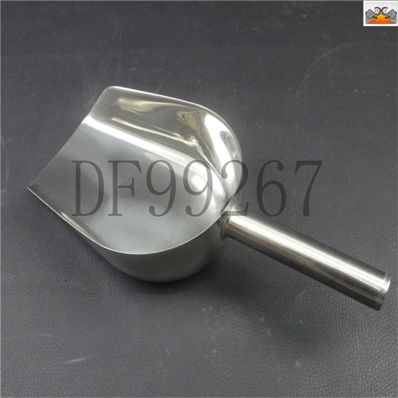 DF99267 all-steel multi-purpose spatula, thickened stainless steel ice spatula, flat bottom spatula, ice spatula, sugar spatula, tea spatula, rice spatula, flour spatula, multi-purpose spatula for grains, food DF Trading House Application Scenario
