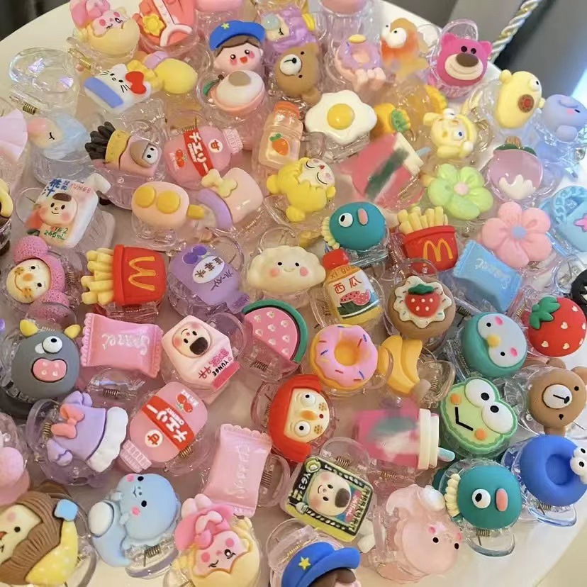 2022 New Douyin Summer Girls' Baby Super Cute Clips, Children's fruit small grabbers, adorable broken hair clips, bangs hair clips, hair accessories h-612-2