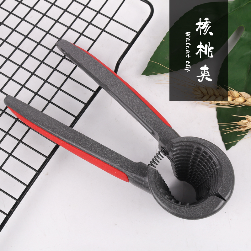 漏斗型铝合金核桃夹子外贸坚果夹食品夹松子夹
