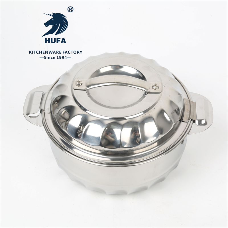 Insulated pot, all-steel orchid preservation pot, magnetic stainless steel insulated pot, stainless steel all-steel flower double-ear preservation pot, double-layer insulated pot, double-layer preservation pot, preservation cooking pot, kitchenware export details Picture