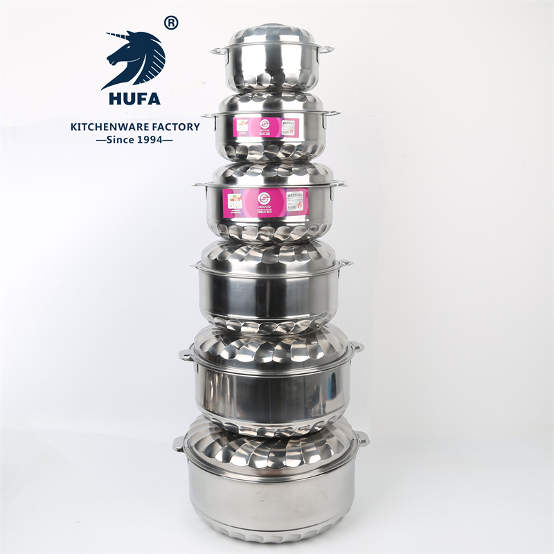Insulated pot, all-steel orchid preservation pot, magnetic stainless steel insulated pot, stainless steel all-steel flower double-ear preservation pot, double-layer insulated pot, double-layer preservation pot, preservation cooking pot, kitchenware export Specification image