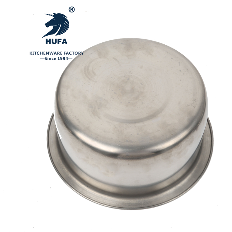 Stainless steel pot, steel lid, five-piece pot, stainless steel pot, metal pot, metal cooking pot, kitchenware pot, soup pot, covered cooking pot, Thai cooking pot Item Picture