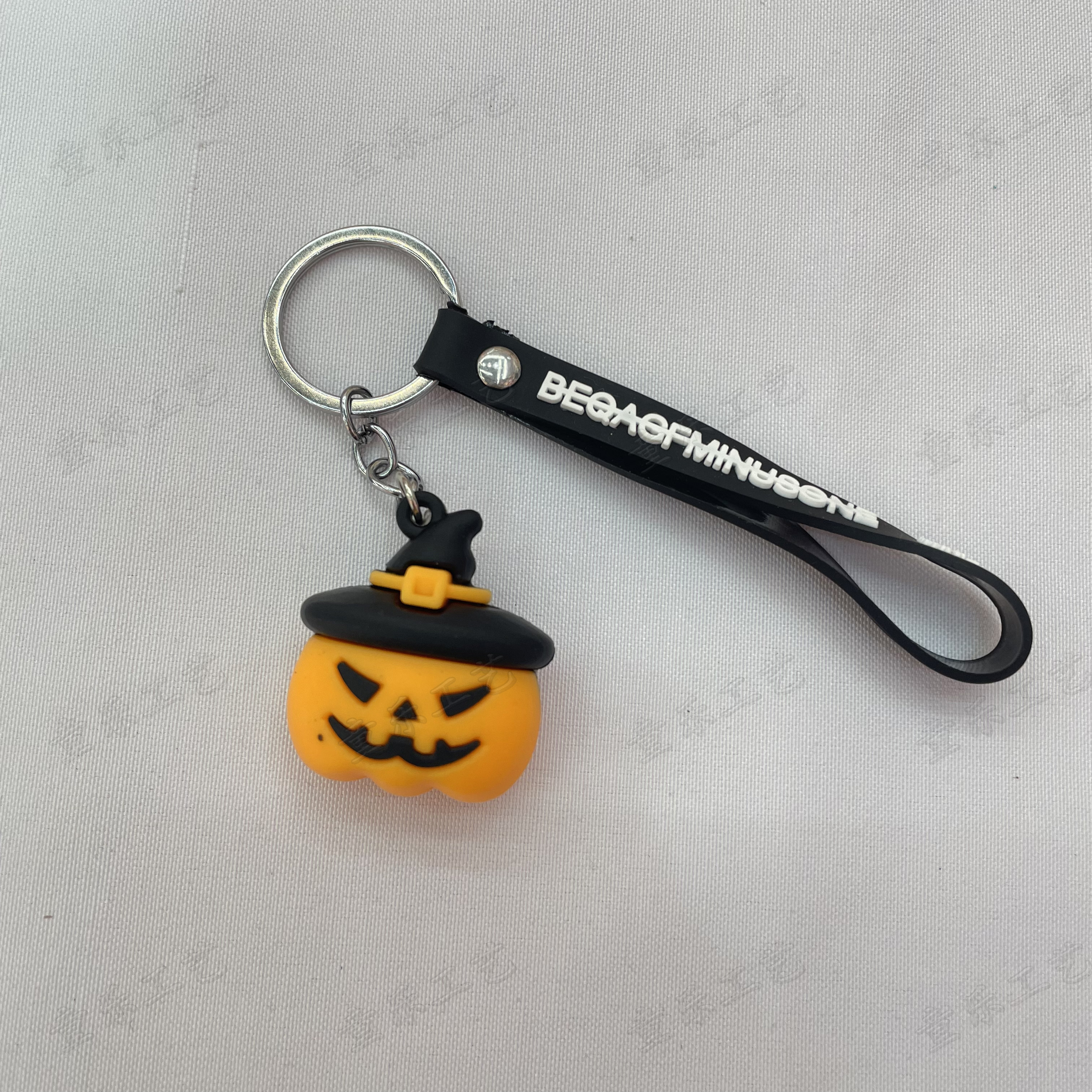 Halloween series Cute pumpkin bell, Little ghost keychain, bag, pendant and accessory details Picture