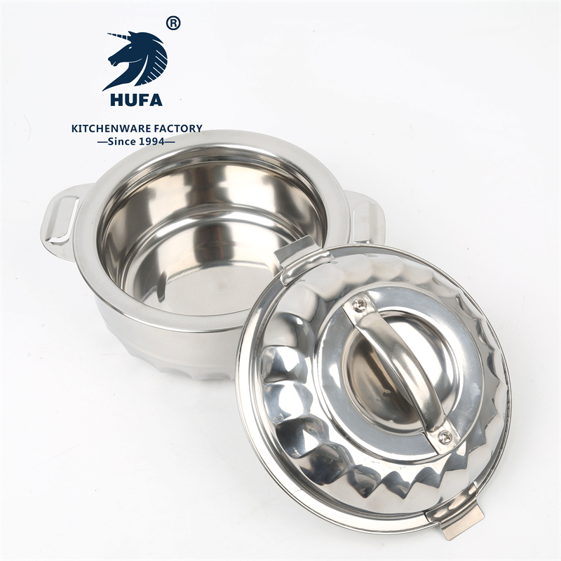 Insulated pot, all-steel orchid preservation pot, magnetic stainless steel insulated pot, stainless steel all-steel flower double-ear preservation pot, double-layer insulated pot, double-layer preservation pot, preservation cooking pot, kitchenware export Application Scenario