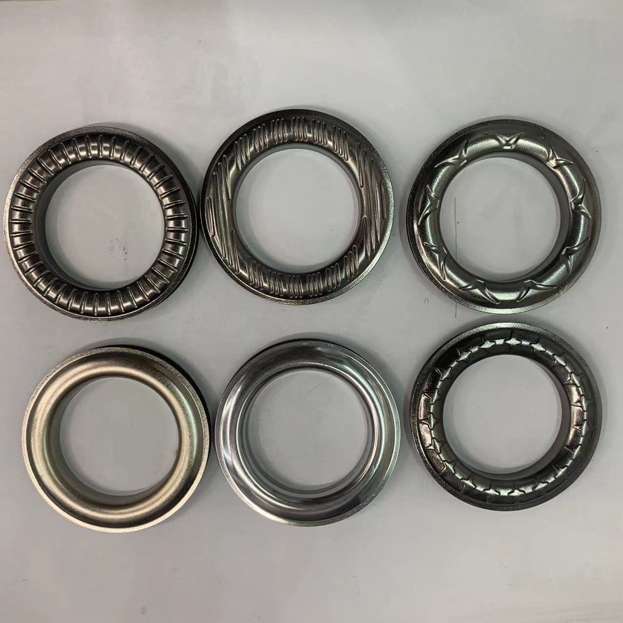 Inner diameter 4CM round metal edge air hole buckle, curtain decorative buckle, canvas shoe buckle accessory, iron chicken eye buckle