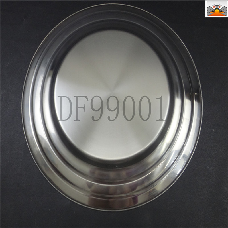DF 99001 صينية من الصلب الصدئ ذات ثلاث طوابق، أقراص دائرية دائرية طابعة، أقراص مثلجات محمصة، DF Tرادينغ هاوس