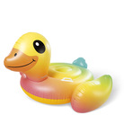 INTEX57556夏季网红小黄鸭充气浮排泳池海边浮床水上充气玩具坐骑现货批发