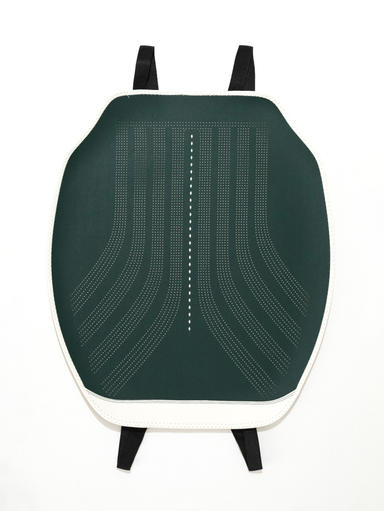 2022 New Napa leather saddle cushion, Little Waist seat cushion, semi-surround car seat cushion, all-season cushion wholesale, all-season universal Napa leather car seat cushion, Qiwei Car decoration QW28 Specification image