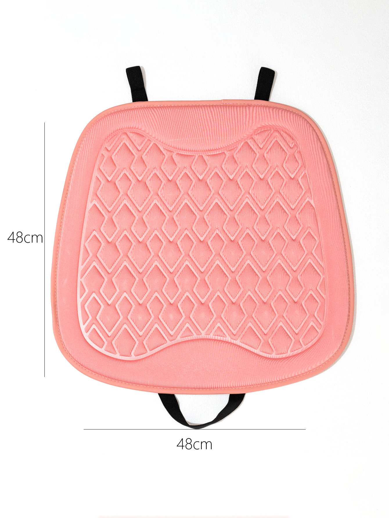 汽车坐垫/夏季凉垫/小蛮腰坐垫白底实物图