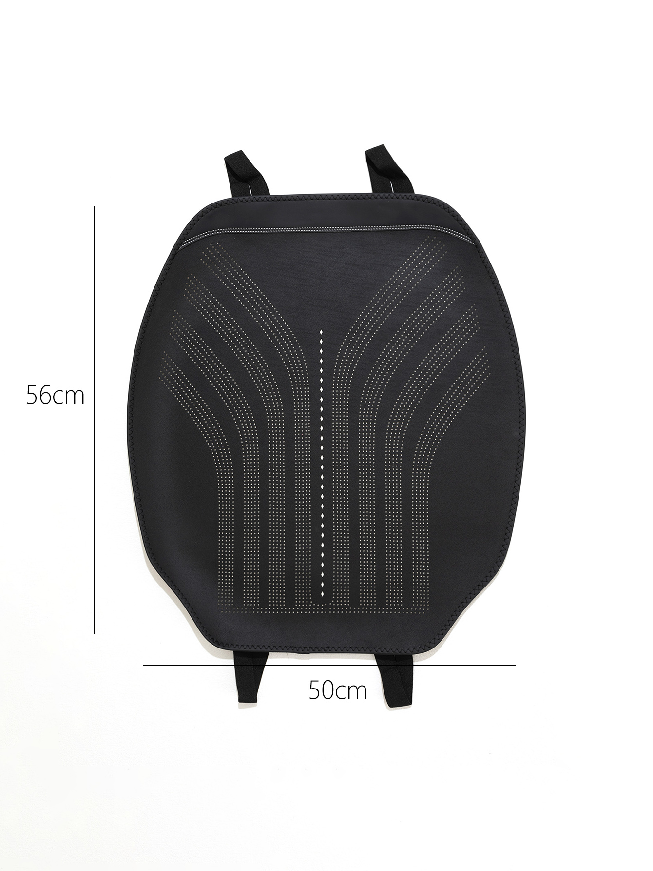 汽车用品/汽车坐垫/新款纳帕皮白底实物图