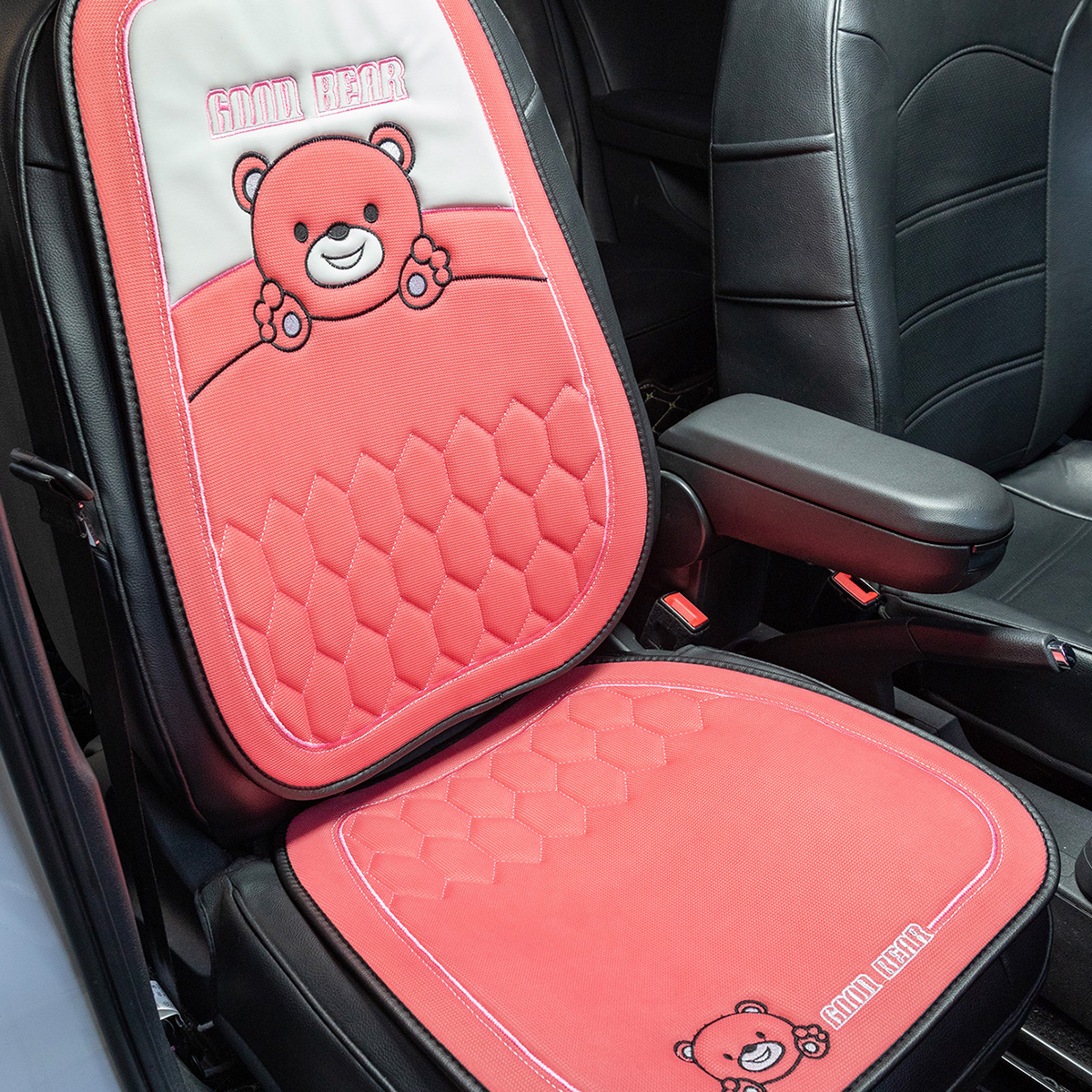 汽车坐垫卡通四季通用二件套可爱座椅垫夏季透气垫子批发其威车饰QW38