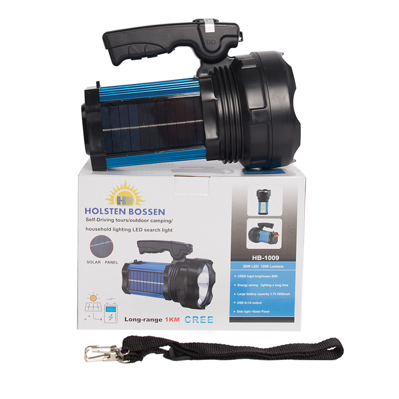 HB-1009 solar-powered flashlight details Picture