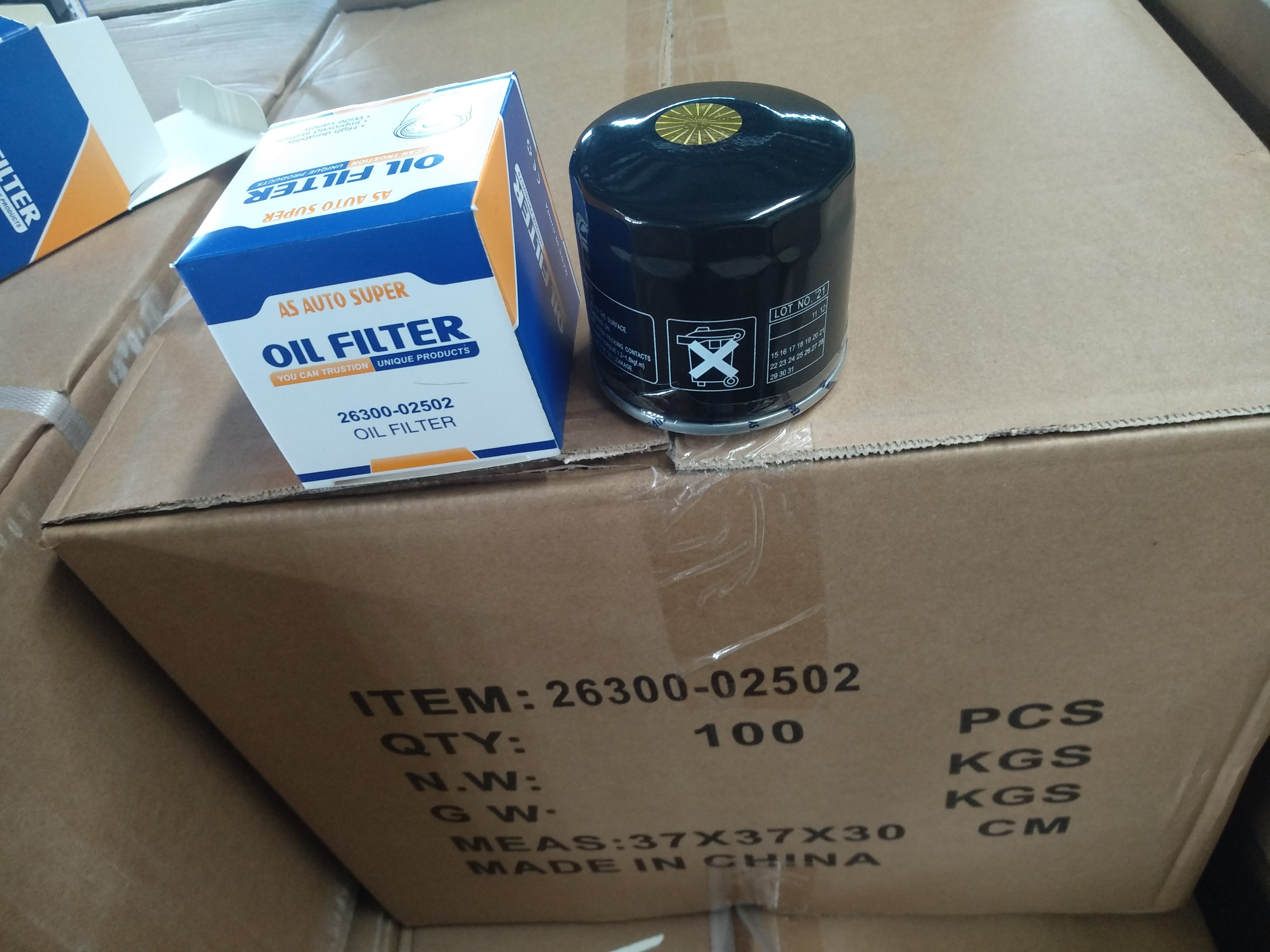 Oil Filter 26300-02502 机油滤清器 For TERRACAN ACCENT 